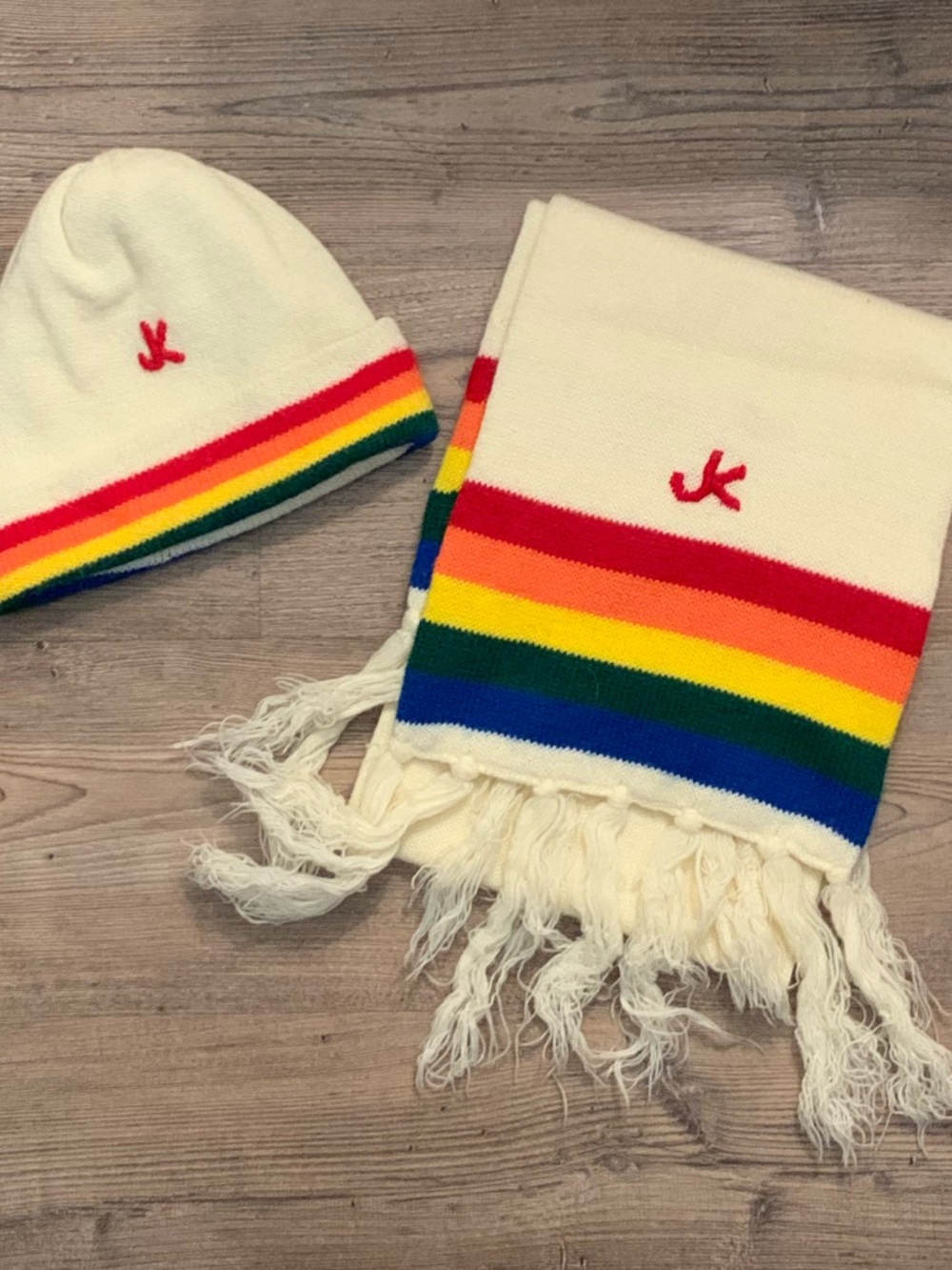 Jean Claude Killy Vintage Van Raalte Hat & Scarf